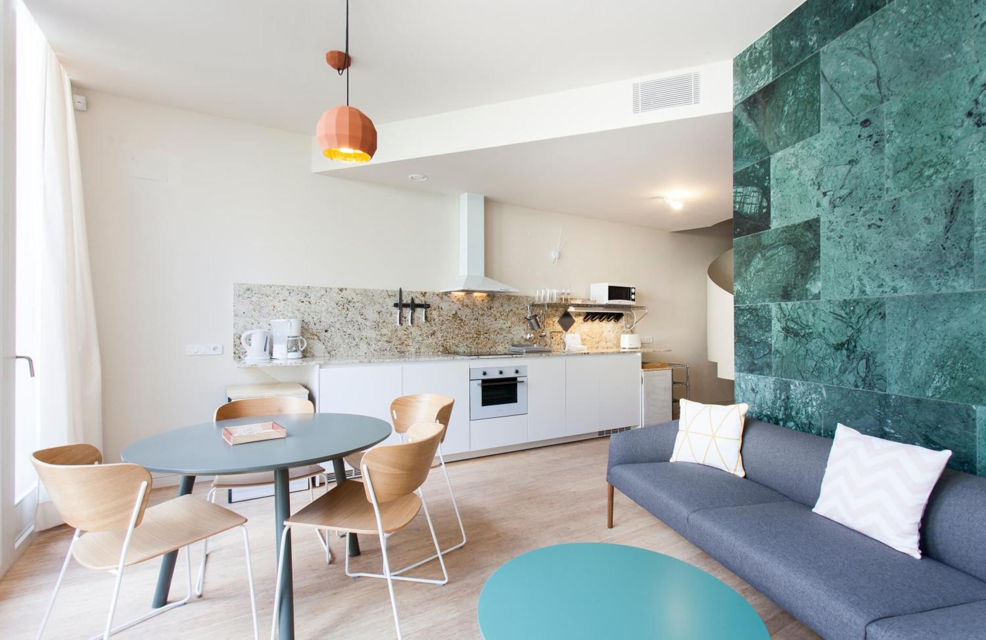 Aspasios City Oasis Apartments バルセロナ 部屋 写真